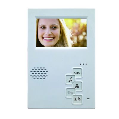 CAT 5 Apartment Video Doorbel Intercom System 1000TVL 7 Inch Video Door Phone